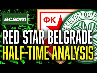 Red Star Belgrade v CELTIC // LIVE Half-Time Analysis // ACSOM // A Celtic State of Mind