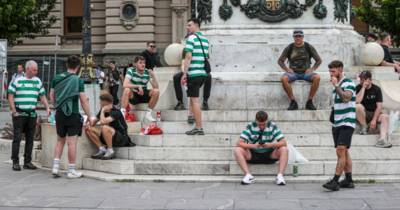 The 10 best photos of Celtic fans in Belgrade as bargain beers flow and police on red alert in Serbian capital