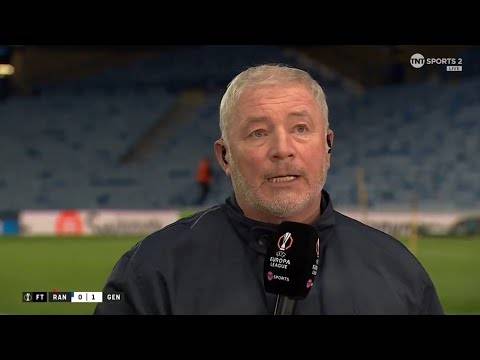 Ally McCoist Tears As Rangers Lose 1-0 to Genk?