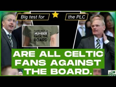 Celtic V Hibs test for the Celtic BOARD