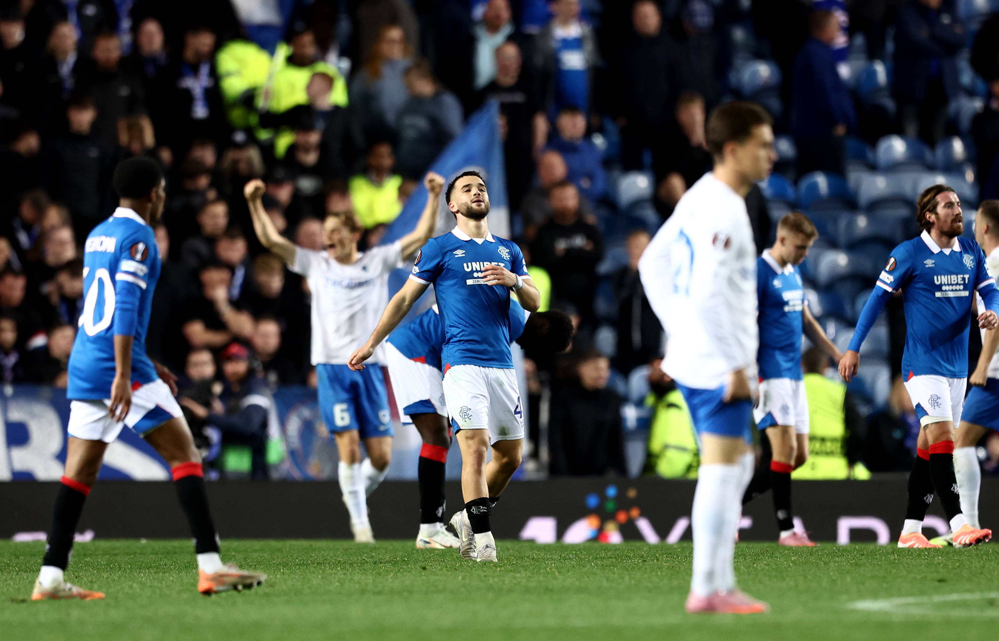 Rangers fans resume Russell Martin chants after Genk defeat as ex-Celtic man has eventful return to Glasgow