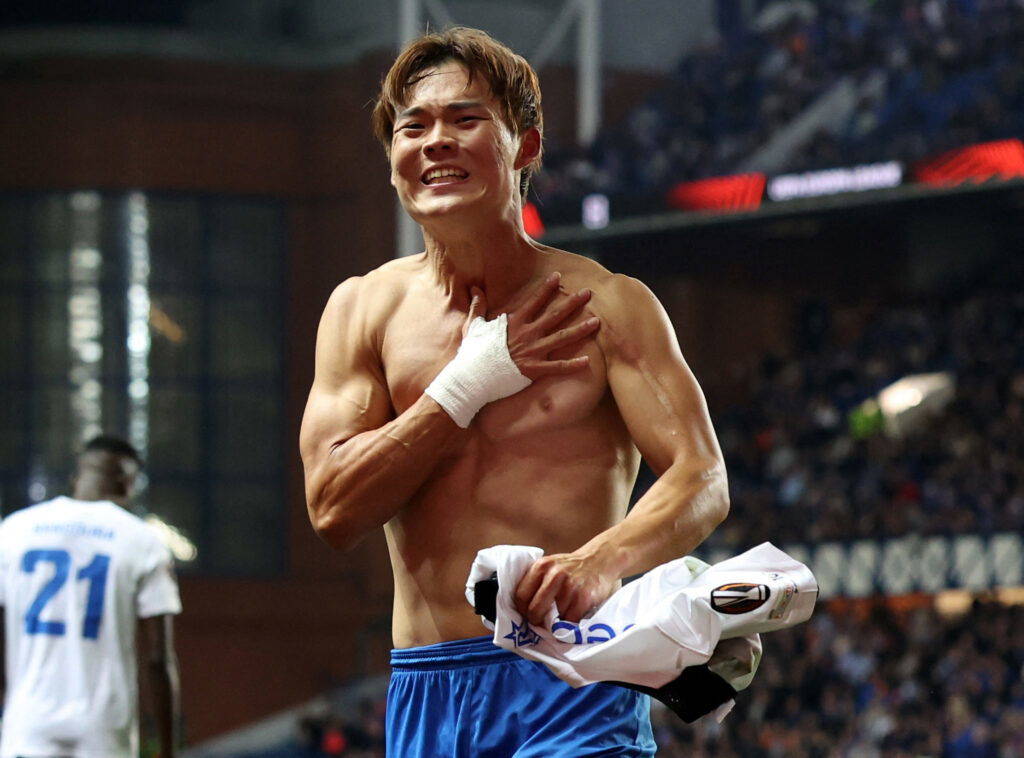 Video: Oh Hyeon-gyu Scores Against Rangers at Ibrox