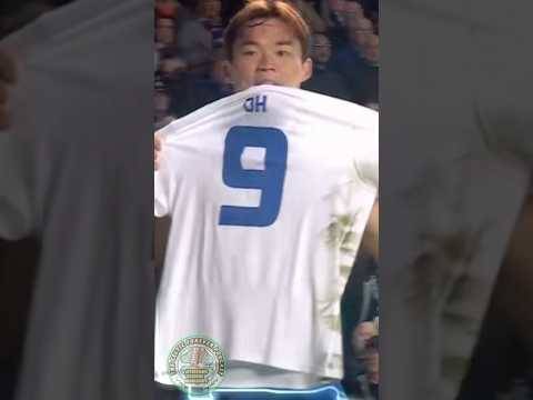 Oh Hyeon-gyu’s STUNNING GOAL at Ibrox Stadium