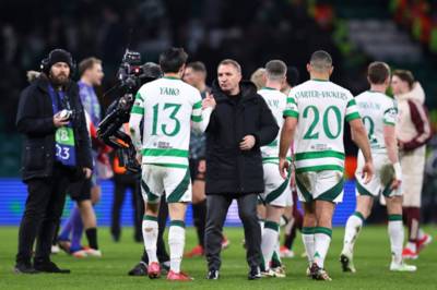 Brendan Rodgers explains five Celtic changes vs Hibs and why Yang is missing