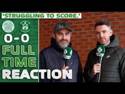Celtic 0-0 Hibs | ‘Struggling to Score.’ | Full-Time Reaction