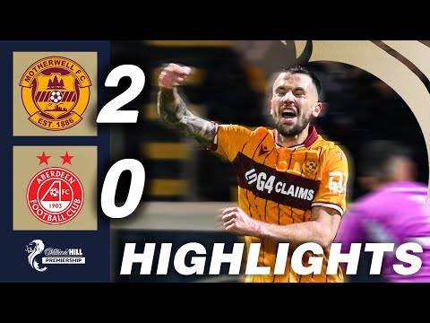 Motherwell 2-0 Aberdeen | HIGHLIGHTS | William Hill Premiership