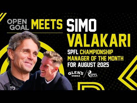Simo Valakari | Open Goal Meets. | Si Ferry Chats With SPFL Manager Of The Month On Career & Life