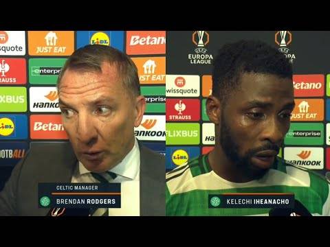 Brendan Rodgers & Iheanacho In Disbelief Over Disgraceful Var Decision | Celtic 0-2 Braga