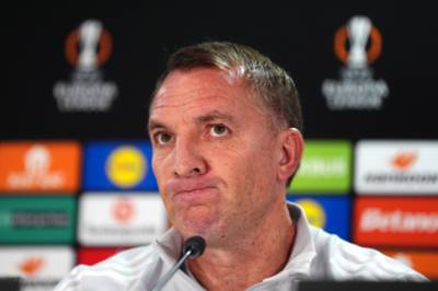 Brendan Rodgers names Celtic starting XI for Braga clash
