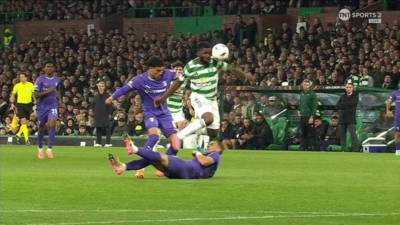 It’s hit his face! Brendan Rodgers rages after VAR ruled out Celtic equaliser in Braga defeat