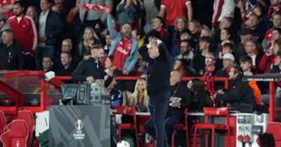 Ange Postecoglou reacts to brutal Nottingham Forest chants as ex Celtic boss battles to save job after just 24 days