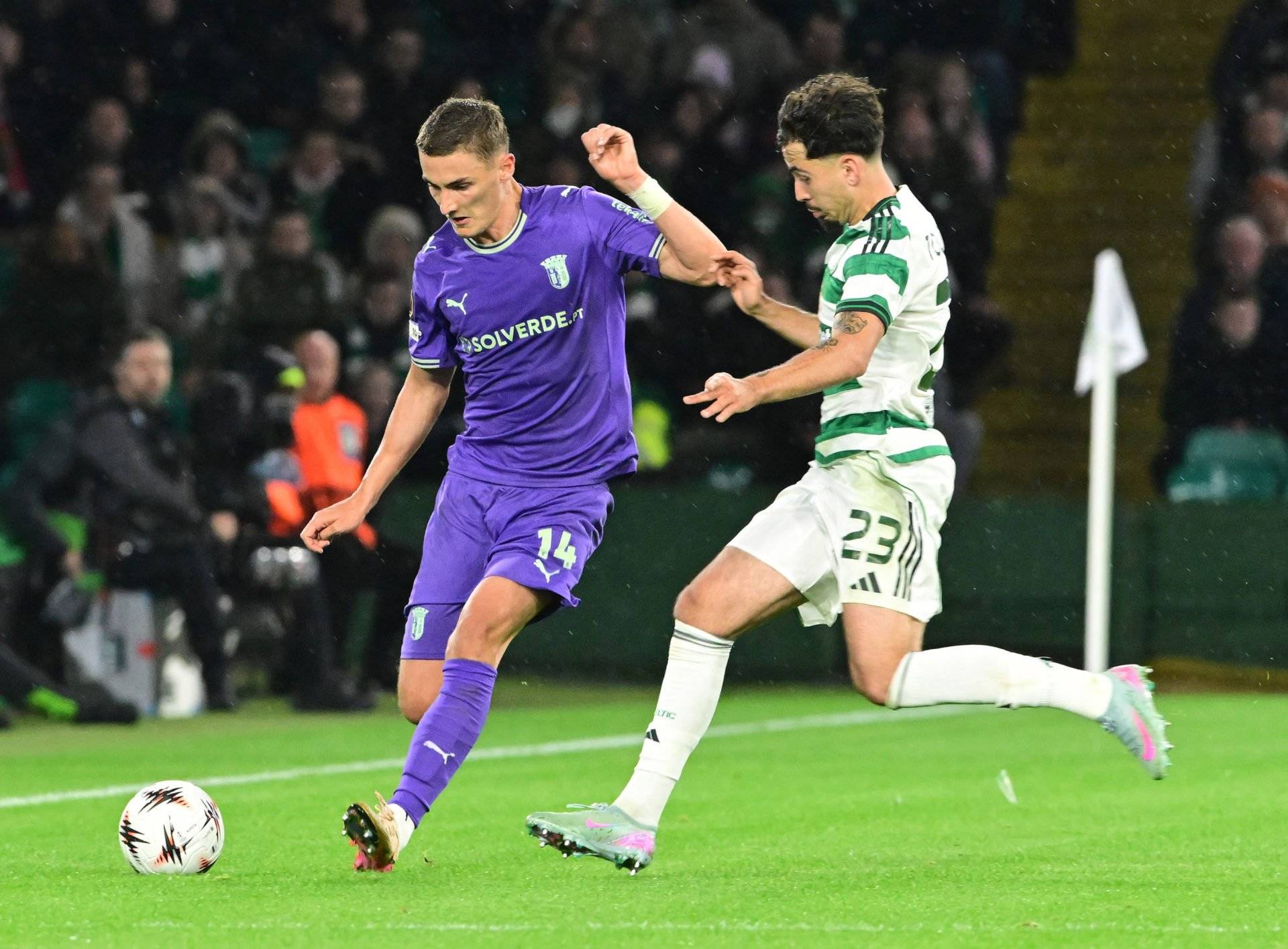 ‘Better than Scales’. Celtic fans swoon over Gustaf Lagerbielke’s performance in Braga defeat
