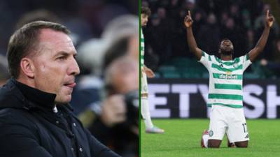 Kelechi Iheanacho’s unseen gesture towards Brendan Rodgers minutes after Braga’s Celtic Park goal