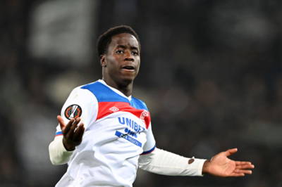 Watch as Ibrox ace Gassama turns diving into an art form