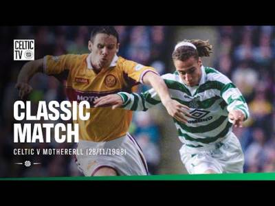 Classic Match: Celtic 2-0 Motherwell (28/11/98) | Larsson & O’Donnell on target for Venglos’ Bhoys
