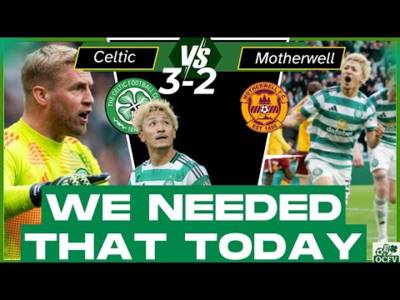 Celtic V Motherwell 3-2 and they MELTDOWN