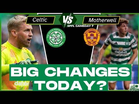 Celtic V Motherwell BIG Game for CELTIC