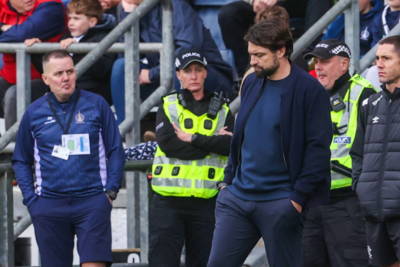 Watch Russell Martin get Police Escort out of Falkirk