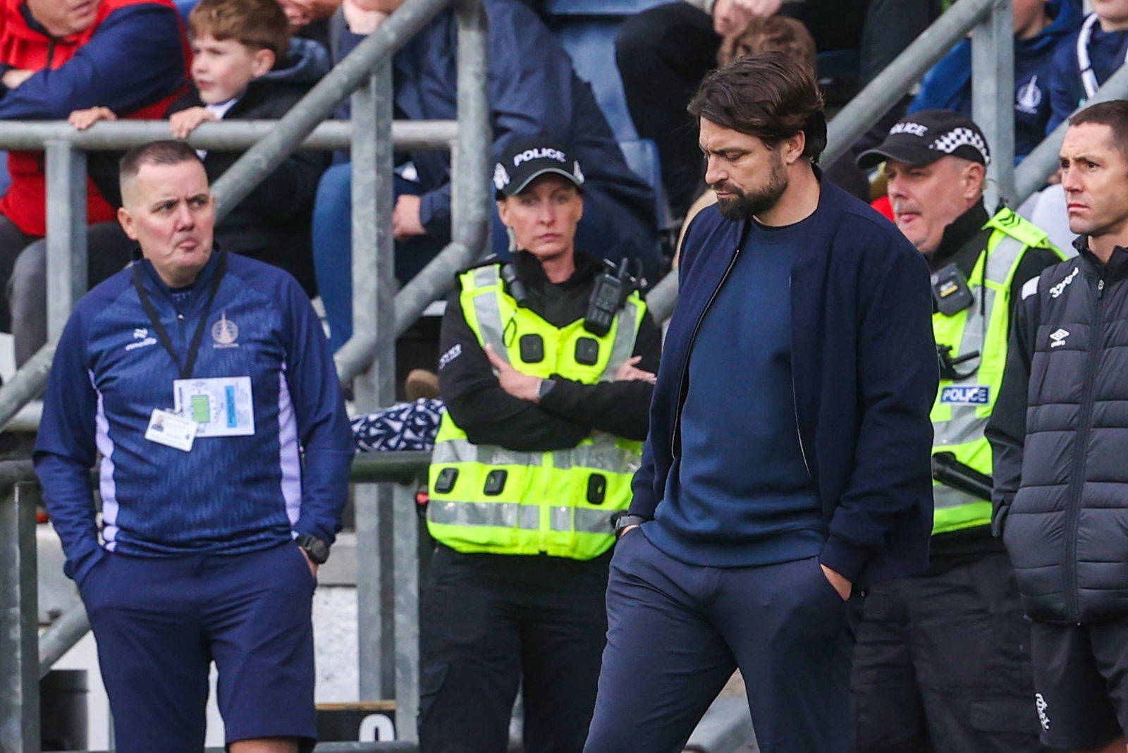 Watch Russell Martin get Police Escort out of Falkirk