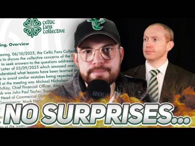 The initial results of the meeting at Celtic Park have been shared...