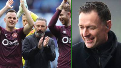 ‘They could’. Scathing Chris Sutton Celtic take has him seriously considering Hearts title race