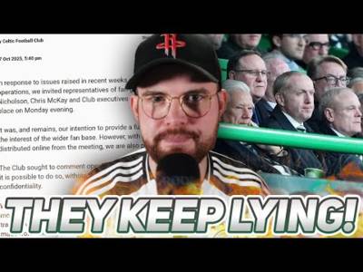 Celtic speak about fan meeting for the first time. and it has fans CONFUSED!