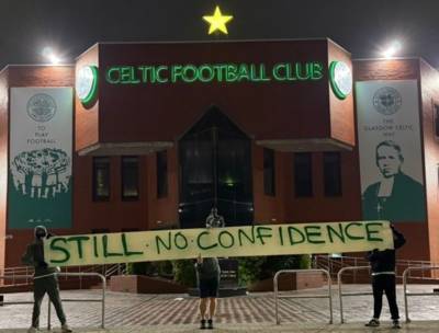 Frustration among Celtic fans reached another level last night