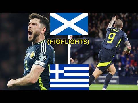 Scotland V Greece 3-1 (Highlights)!!!