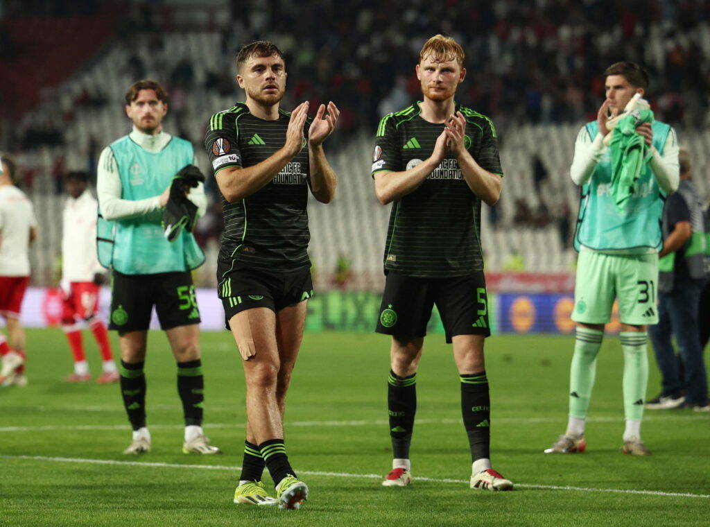 James Forrest Spotted at Surprise Match During Break