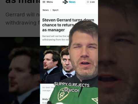 😆😆😂😂 Would you blame Slippy G turns down Rangers!