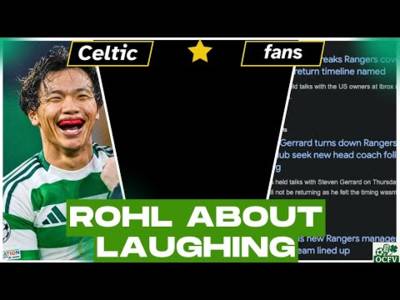 Celtic fans Saturday night LAUGH
