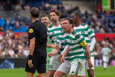 Scott Brown Hilariously Sent Off During Celtic Charity Match; Dodgy Pen