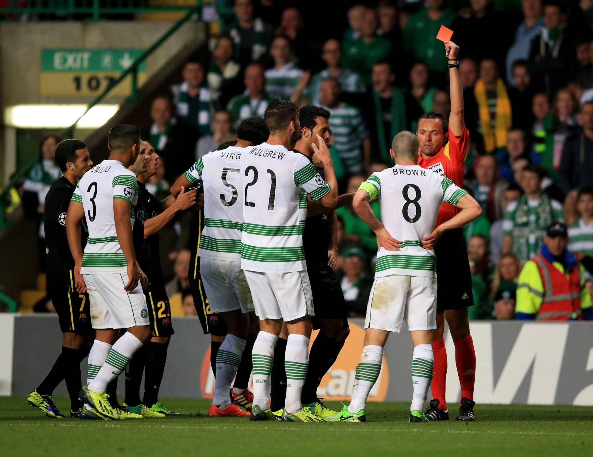 Scott Brown’s hilarious referee ‘shocker’ rant to Feyenoord TV after Celtic Legends’ defeat