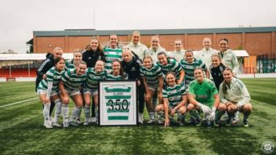 SWPL – Celtic thrash Motherwell 7-1 as Hibs beat theRangers