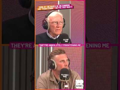 James thinks some of the names in the running are so bad they’re FRIGHTENING!!!