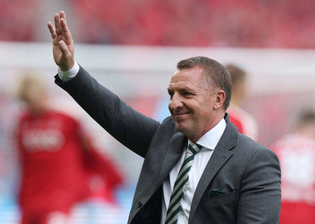 Brendan Rodgers Pictured with Irish Darts Legend