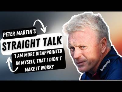 👀’I am more disappointed in MYSELF, that I didn’t make it work!’ | David Moyes Straight Talk