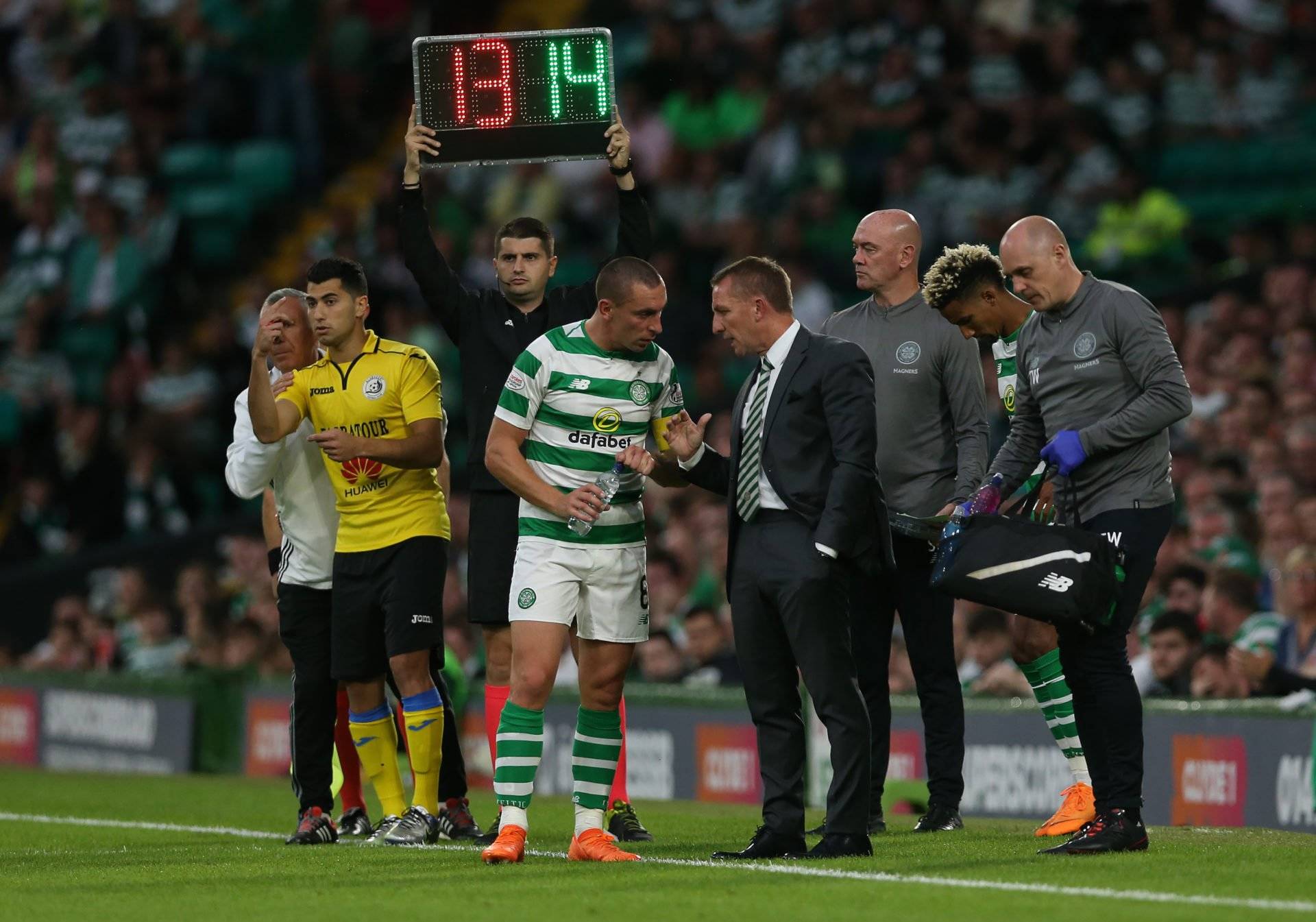 Brendan Rodgers reveals why he wasn’t surprised by Scott Brown red card in Celtic legends’ game