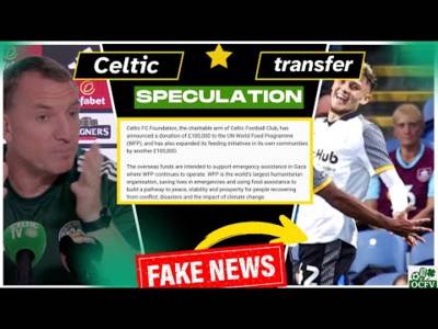 CELTIC FC support emergency assistance in Gaza