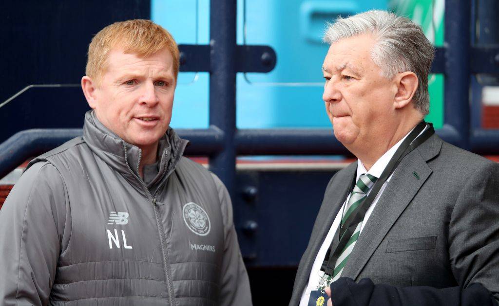 Neil Lennon pipes up for Dermot Desmond and Peter Lawwell