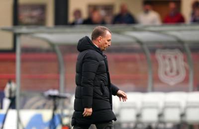 Brendan Rodgers shares dressing room message to defeated Celtic stars in Dundee