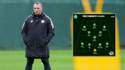 Celtic team news and Predicted XI vs Dundee: Four changes expected as Bhoys return