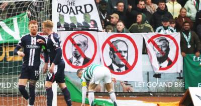 Chris Sutton brands Celtic fans ‘idiotic’ over bouncy ball anti-board protest that halts Dundee clash