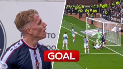 Dundee in dreamland! Celtic 2-0 down after Carter-Vickers own goal