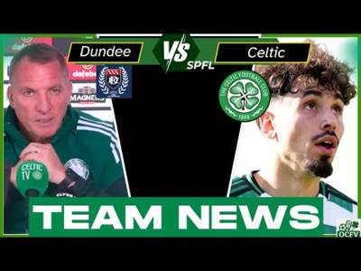Dundee v Celtic team news