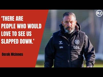 ‘There’s a few people would like to see us slapped down to earth.’