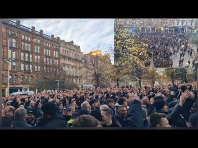 2500 Sturm Graz Fans Get Police Escort To Celtic Park For Europa League Game
