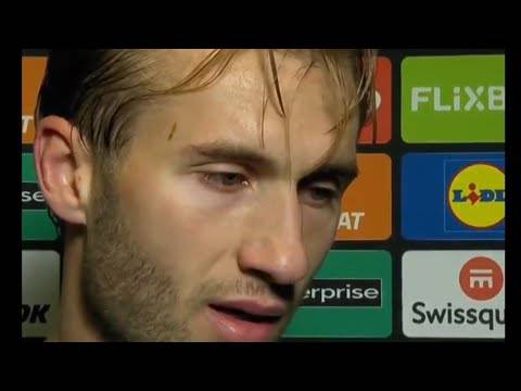 Benjamin Nygren Post Match Interview After Scoring Winner | Celtic 2-1 Sturm Graz
