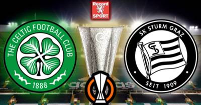 Celtic vs Sturm Graz LIVE score and goal updates from Europa League clash