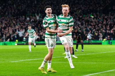 Ireland international Liam Scales scores as Celtic prevail